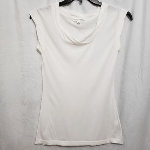 Banana Republic white short sleeve top, Small